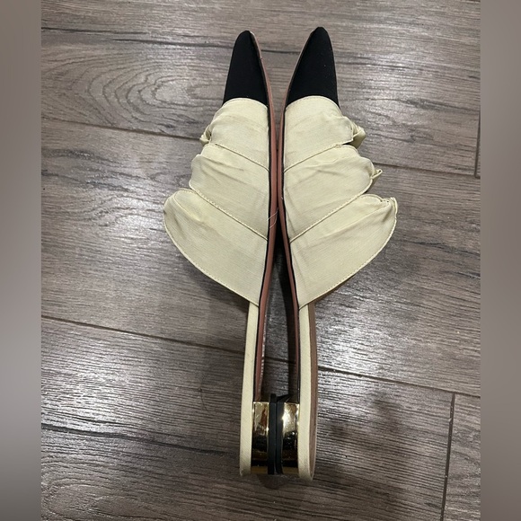 [41/10] AQUAZZURA Mondaine Knotted Flat Mules - Picture 4 of 9